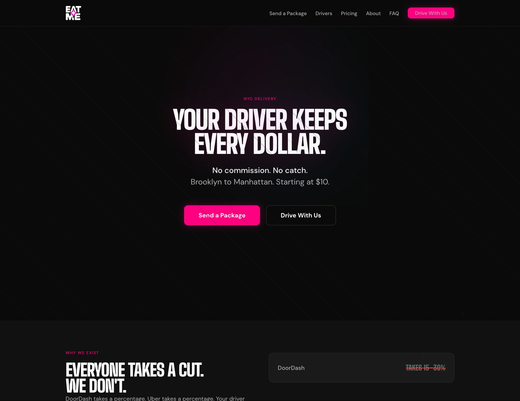 EatMe delivery platform